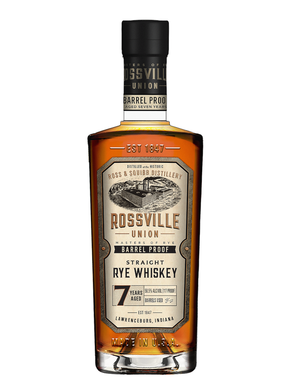 Rossville Union Barrel Proof Rye Whiskey