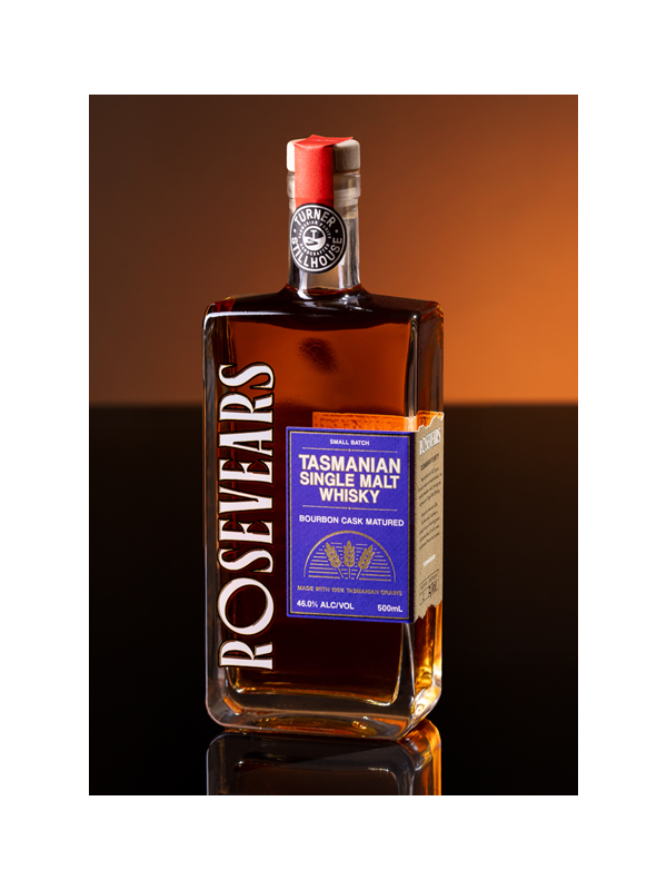 Rosevears Single Malt Whisky (Bourbon cask matured) 46% 500mL