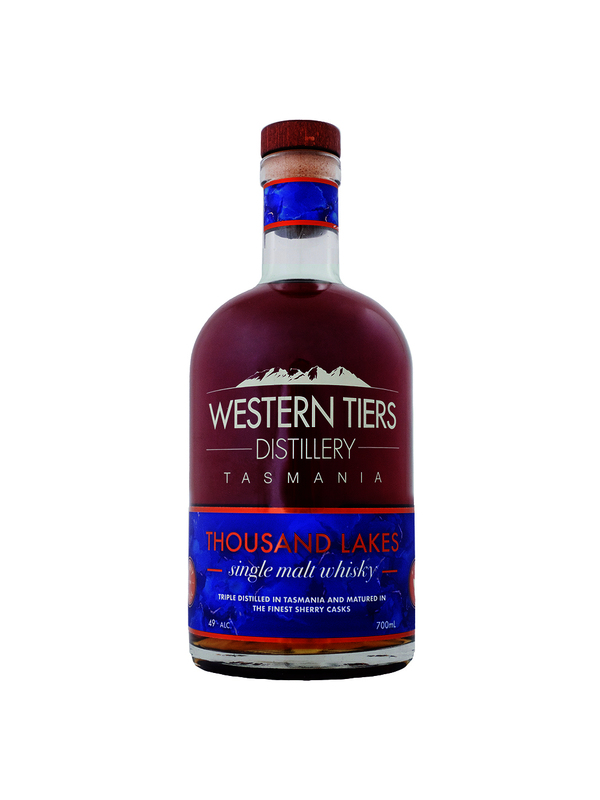 Western Tiers Distillery Thousand Lakes 49% 700ml