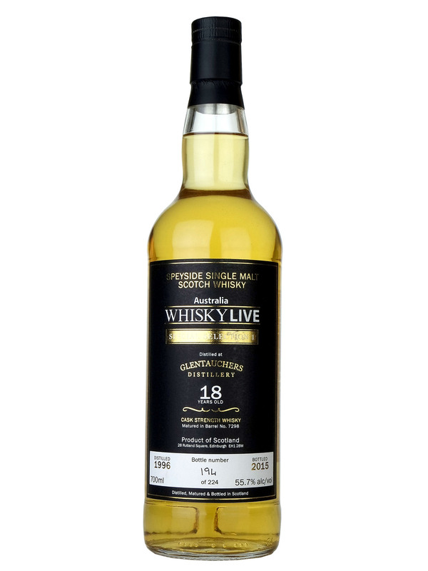 Glentauchers 18yo Whisky Live bottlilng 55.7% 700mL